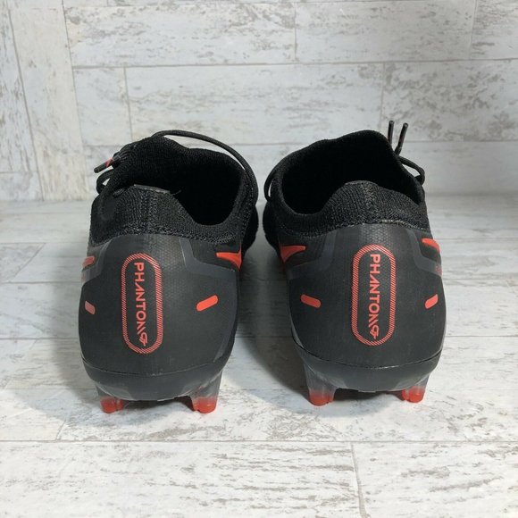 Nike Phantom GT Elite FG Black Red Soccer Cleats CK8439-060 Mens 6.5 Womens 8 main image 8